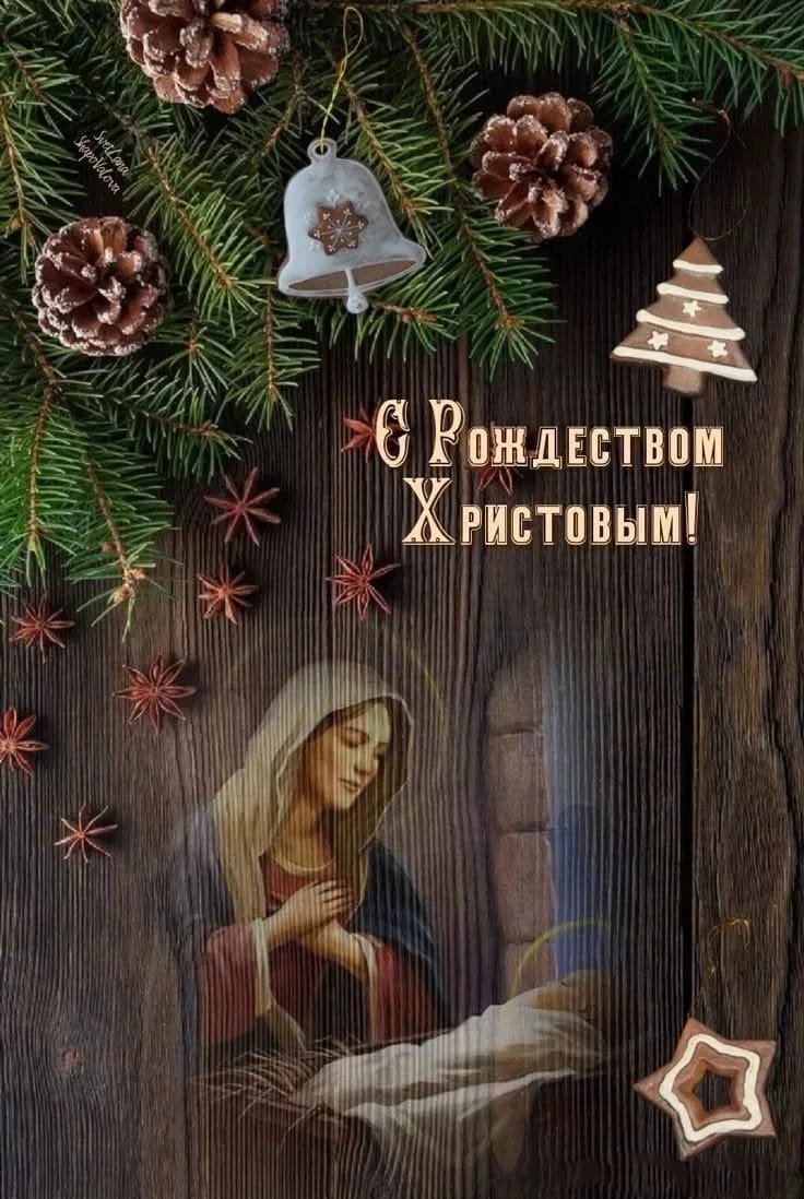 Милые друзья, поздравляю со Светлым праздником - Рождеством Христовым! Пусть в доме будет уют и умиротворение, близкие ― счастливы и здоровы. Желаю только добра, и чтобы все загаданные в волшебную ночь желания обязательно сбылись!🙏❤💕