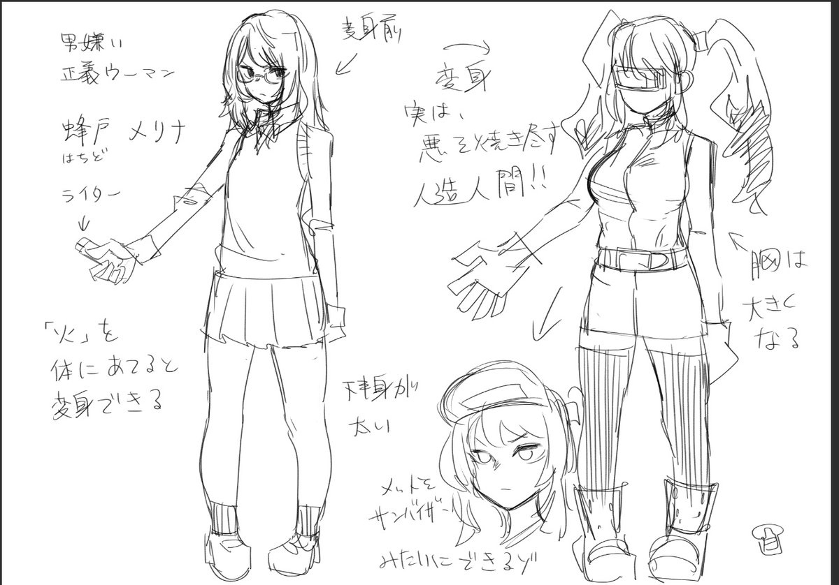 ヒーロー一次創作を考えているぞ! 