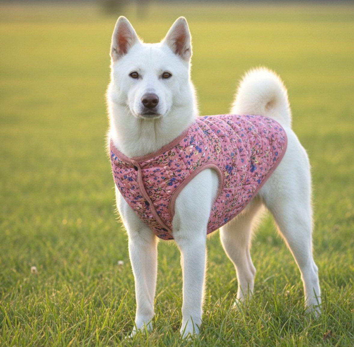 最近韓国で流行ってる「할머니 조끼（ハルモニチョッキ）」知ってる？👵✨

特にワンちゃん用がミニサイズでたまらん可愛さ…！しっかり暖かくて防寒もバッチリだし、これからの季節の韓国土産にめちゃくちゃ喜ばれそう。自分用とお揃いで買うのもアリかも🐶🇰🇷

#韓国ファッション #韓国旅行