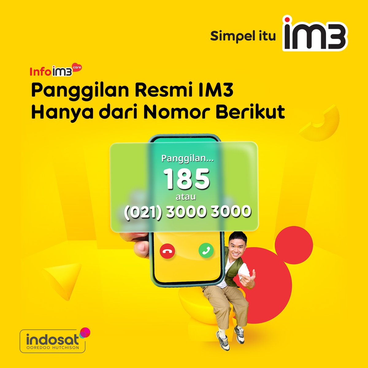 IM3 Care tweet media