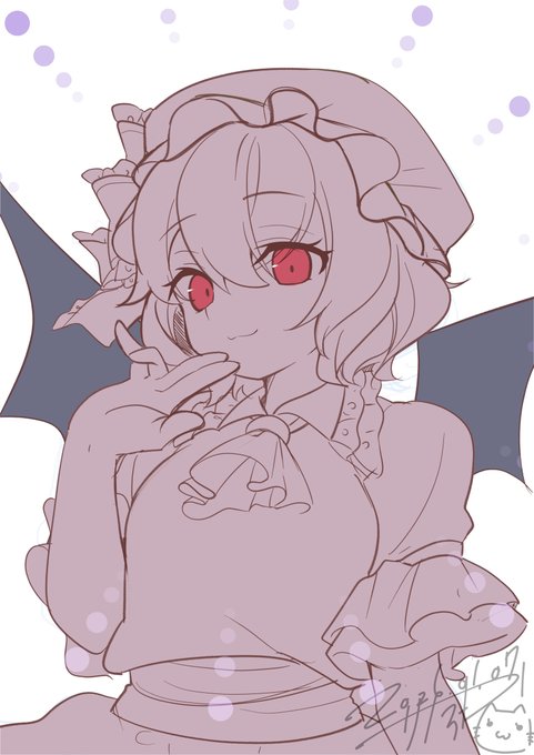 練習絵。 レミリアスカーレットさん