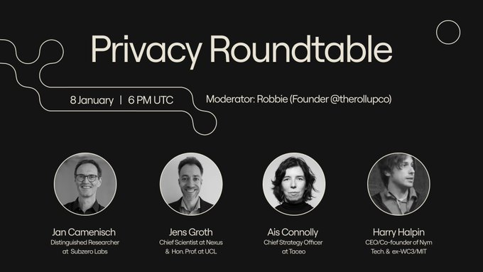 Web3 doesn’t need more hype.
It needs real privacy, real compliance, and real verification.

This lineup isn’t marketing   it’s the people who literally built the privacy stack we use today.
ZK, identity, cryptography, protocols.

If crypto is going to reach the mainstream, this