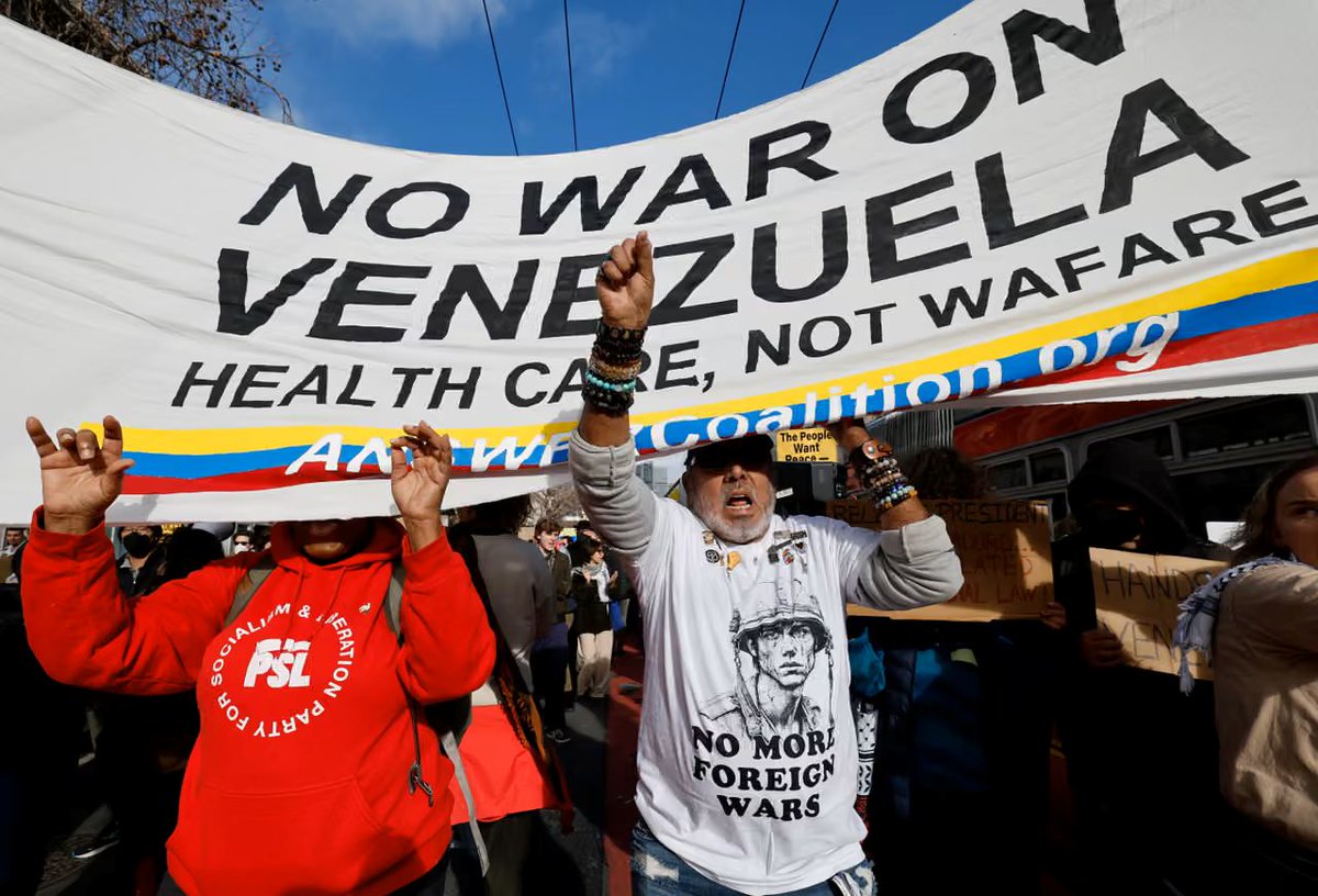 disktekstil's tweet image. Uluslararası işçi örgütleri ABD’nin Venezuela’ya saldırısına tepki gösterdi.
disktekstil.org/uluslararasi-i…