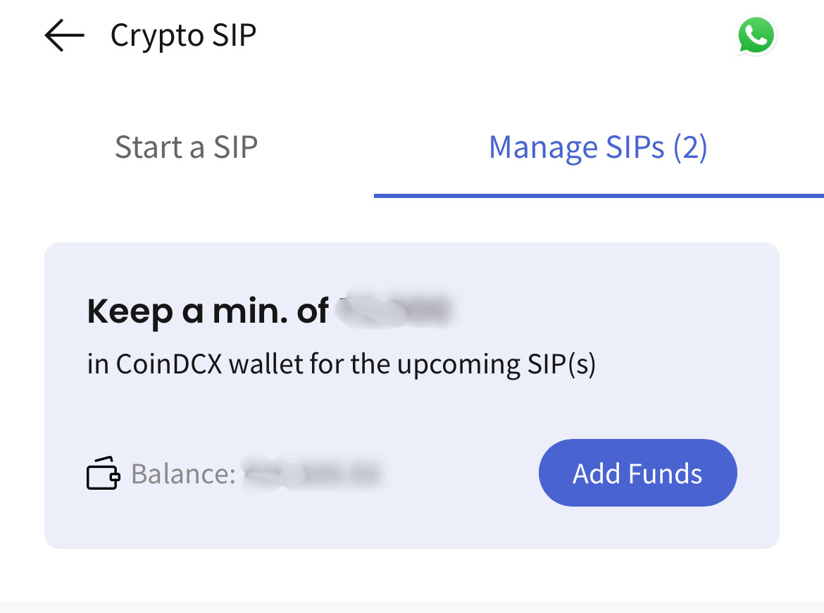 Crypto has slowly become a strategic long-term investment for millions of  Indians. 60% growth in SIPs is one strong proof point for this! I have two  active SIPs as well! If you