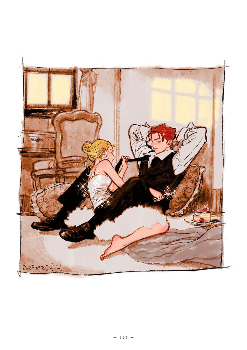 milkkbunnz's tweet image. Im gonna be cringe and draw my Sona and August like this :]