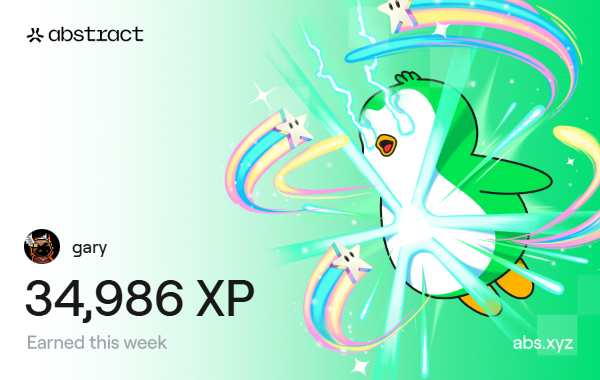 nullbnb's tweet photo. GMABS Fam!

I got 34,986 XP this week. I got less than what I expected, not sure why 😅

I will grind harder this week, I'm a few thousand xp away from reaching a new milestone 🚀

How much did you all get ? https://t.co/Pw5sPKpoC5