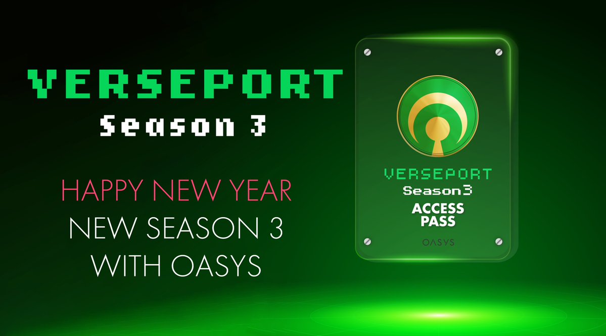 moo_oas's tweet photo. 🚀 Verseport Season 3 is here!
New season. New challenges. New opportunities.
It’s time to lock in and stay consistent 🔥
#OAS #OASYS #VERSEPORT https://t.co/YOT9pVUz5d