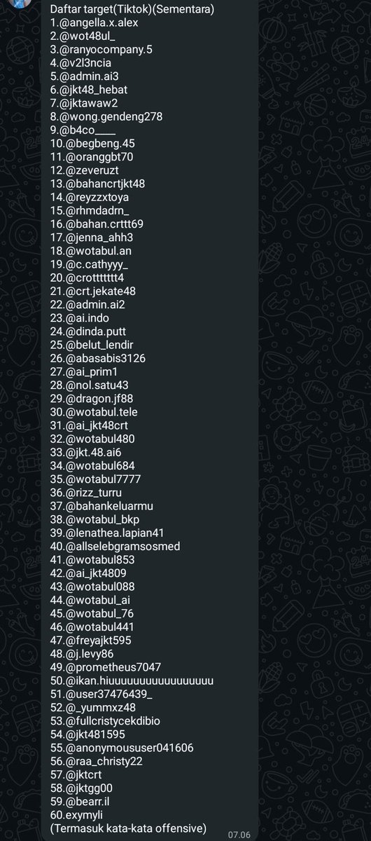 JKT48Protection's tweet image. 🚨 LAPORKAN &amp;amp; BLOKIR MASSAL 🚨

Kami menemukan sebuah akun yang membagikan konten tidak pantas yang dilakukan kepada member JKT48. Selain di aplikasi x, ada juga di aplikasi threads dan tiktok.

x.com/AzizSholehudin
threads.com/canc3r_18

#JKT48PROTECT