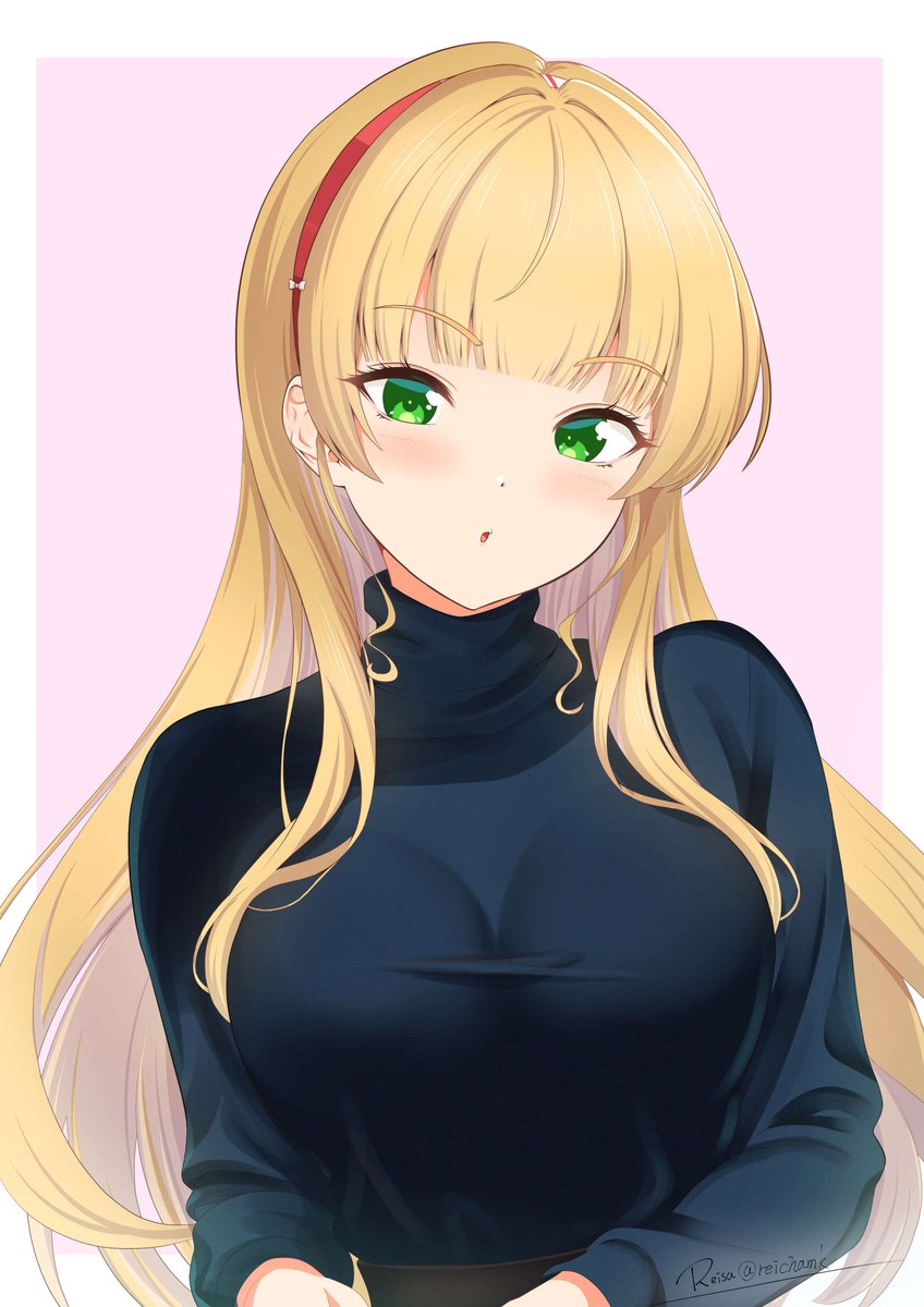 平安名すみれ 「平安名すみれ お姉さんっぽく #Liella #平安名すみれ」|れいさ【サイレンススズカ描いてます】のイラスト