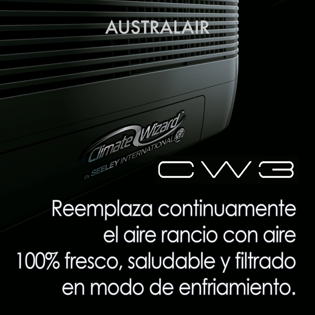 AustralAir_'s tweet photo. ⚠️ Aviso a la industria: Ha llegado un nuevo estándar de eficiencia.

El Climate Wizard CW3 no es una evolución. Es una revolución en climatización evaporativa INDIRECTA. 

#ClimateWizardCW3 #HVAC https://t.co/OqfTfQtnbA
