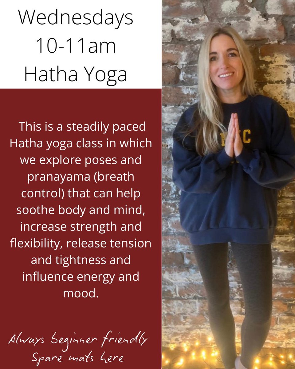 Absolute__Yoga's tweet image. Join Kate Mc for a room temp class in which we explore poses and pranayama (breath control) that can help soothe body and mind, increase strength and flexibility, release tension and tightness and influence energy and mood. 

Book here:
goteamup.com/p/4449558-abso…