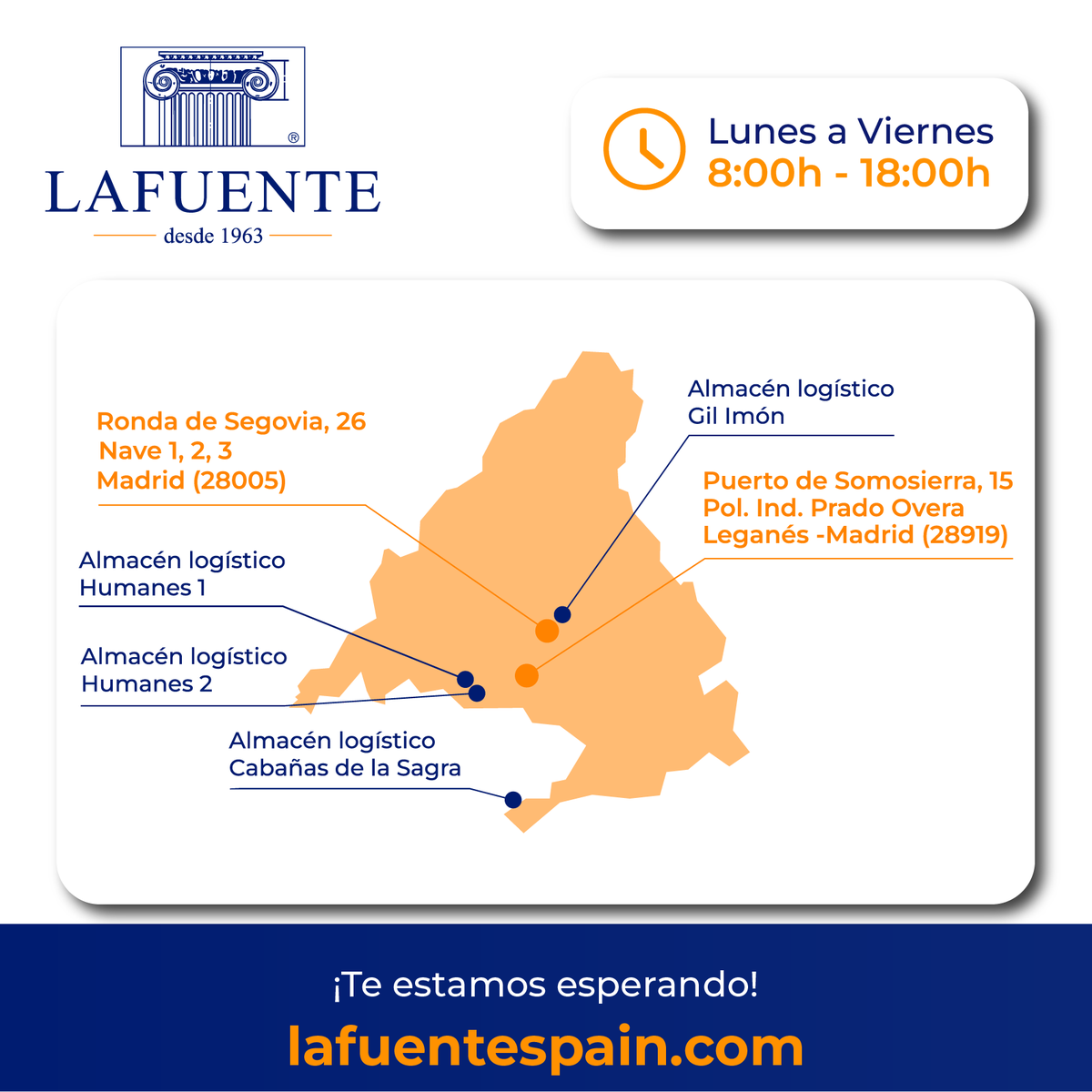 LafuenteSegovia's tweet photo. ¿Por qué elegirnos para suministrar tu material constructivo?
✅ Porque nuestros servicios marcan la diferencia.
Haz clic y mira lo que que podemos hacer por ti!
📲 https://t.co/ZFOUupFbu8
#Almacenes #Servicios #Madrid #SolucionesConstructivas #Construcción #Reforma #LAFUENTE https://t.co/z4F2IoKd2Q