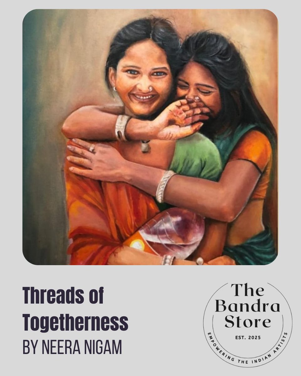 TheBandraStore's tweet photo. Neera Nigam finds joy in portraying human emotions on canvas, capturing stories in eyes, smiles &amp; wrinkles.  

https://t.co/xtVYMhMIQX empowers Indian artists with online visibility, connecting creators with art lovers &amp; buyers.

#IndianArt https://t.co/ZOoCPYS9R1