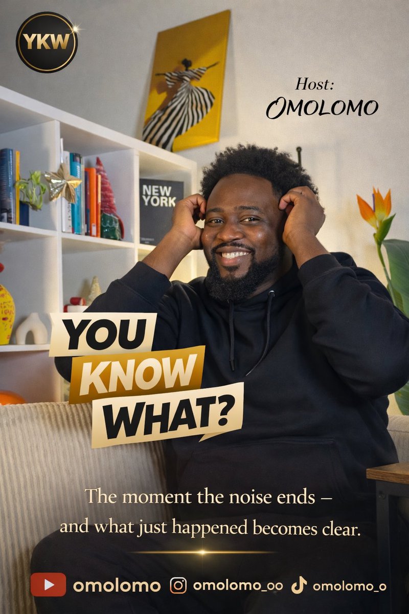 everybody is talking but very few people are actually saying anything.

that’s why i’m starting “You know what?”

it’s not gossip.
it’s not noise.
maybe a recap of what actually happened, why it matters, and what people are pretending not to notice.

from viral moments to