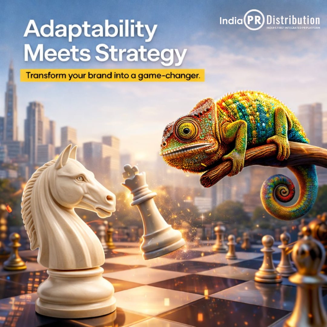 distribution_pr's tweet photo. Adaptability Meets Strategy
Transform your brand into a game-changer.
Ready to transform your brand into a game-changer?https://t.co/kJ1TpXWGGd
#IndiaPRDistribution #PressRelease #PRDistribution #MediaOutreach #BrandVisibility #BusinessPR #DigitalPR https://t.co/n4jHDx8D2W