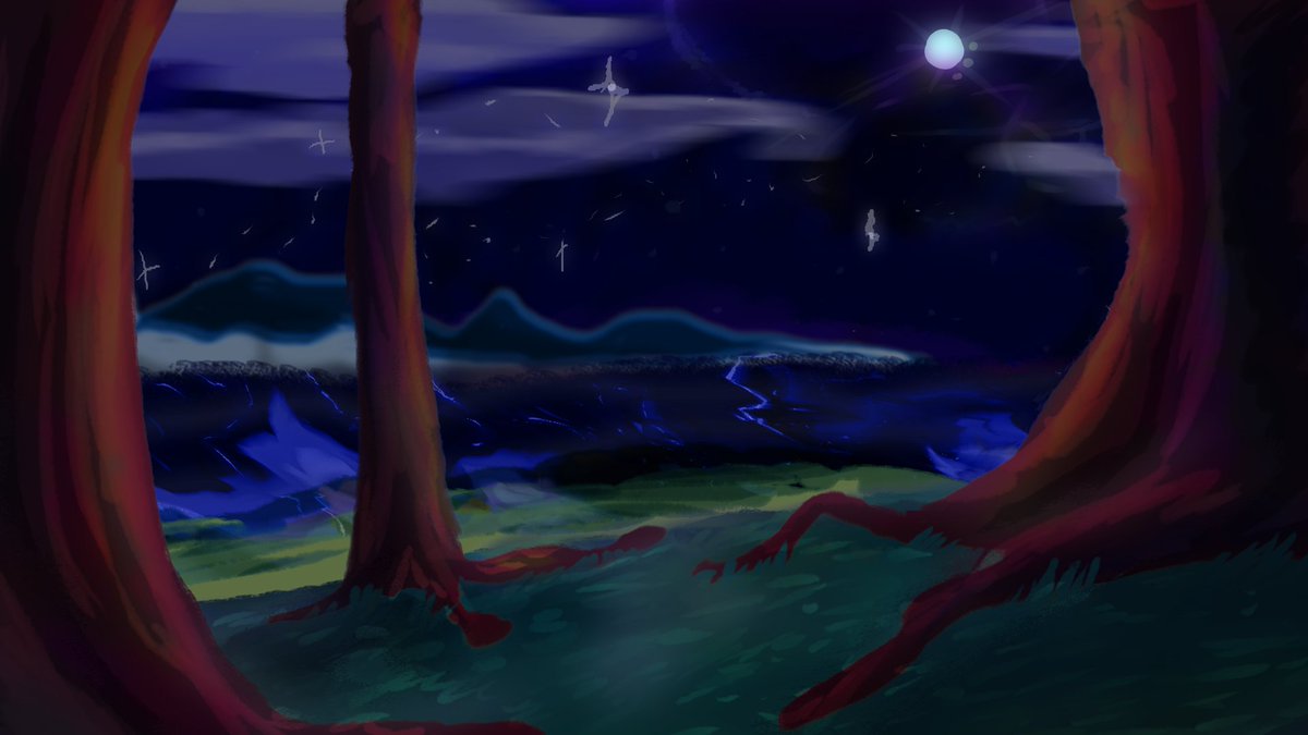 y33tTim3's tweet photo. "What a beautiful night, it's ashamed you never get to see this night ever again"

#art #artist #backgroundart https://t.co/rCv6LciUP5