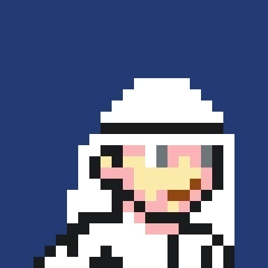 RigiIsaac's tweet photo. shangiz #4
A mysterious Arab boy with a hood, pink cheeks, and a deep gaze in the dark night.
Minimal pixel art, made with love a few years ago on Tezos.
Now alive again!   https://t.co/eMecPryQBL  #pixelart #tezos #NFT #shangiz https://t.co/pI9hElPhUo