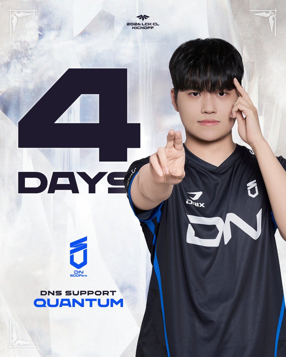 lck_cl's tweet photo. [2026 LCK CL KICKOFF] D-4

𝑪𝑯𝑨𝑳𝑳𝑬𝑵𝑮𝑬 𝑻𝑶 𝑻𝑯𝑬 𝑻𝑶𝑷
전설을 향한 도전이 시작되는 곳

#LCKCL #ChallengeToTheTop #RiseToLegend https://t.co/CIZ5i3tW08
