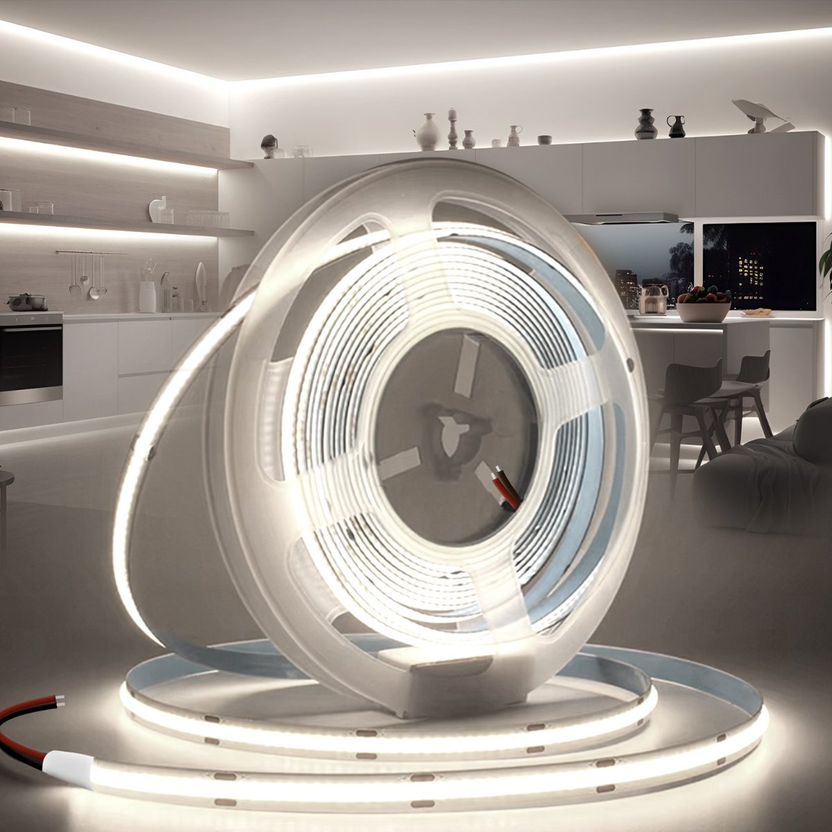 SUBAIHE4's tweet image. COB LED-Streifen
• Eingangsspannung: 12V / 24V
• LED Strip Leistung: 11W/M
• Lichtfarbe: Warmweiß / Neutralweiß / Kaltweiß (optional)
• Farbtemperatur: 3000K / 4000K / 6000K
• LED-Typ: COB 
• Streifenbreite: 8 mm
#LEDStreifen #COBLED #BRIMETI