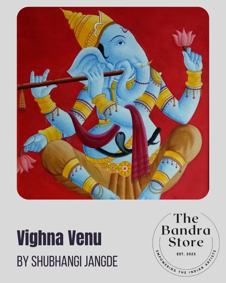 TheBandraStore's tweet photo. Shubhangi Jangde works across landscapes, figurative, still life, abstracts &amp; portraits, with a focus on creative abstraction.

https://t.co/xtVYMhMIQX empowers Indian artists with online visibility, connecting creators with art lovers &amp; buyers.

#IndianArt https://t.co/FzM7IkLdo3