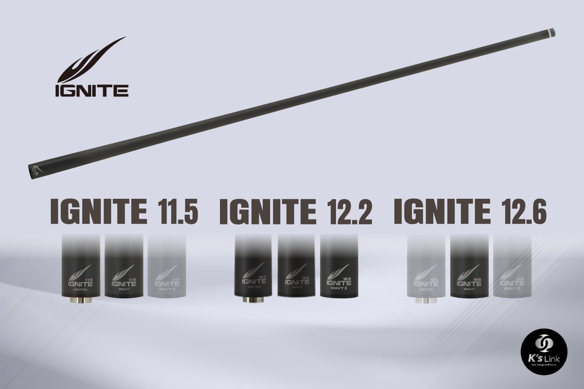 kslinkinfo's tweet photo. 2026年1月7.8.9日💫
大人気シャフト【抽選販売情報】
IGNITEシャフト各種一部ジョイント抽選販売
（K 'sLink公式LINEご登録者限定）

抽選販売参加方法はコチラ(KsLink公式LINE)
https://t.co/P0lwRP2mwQ

#MEZZ #ビリヤード #カーボンシャフト #拡散希望RTお願いします https://t.co/BE4Z2A49dB