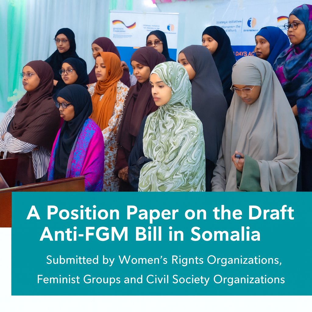 #WisdomWednesday | Are we brave enough to confront the truth?

Female Genital Mutilation (FGM) continues to affect nearly every Somali woman and girl. Despite its devastating health consequences and clear violation of human rights, the practice persists under cultural, social,