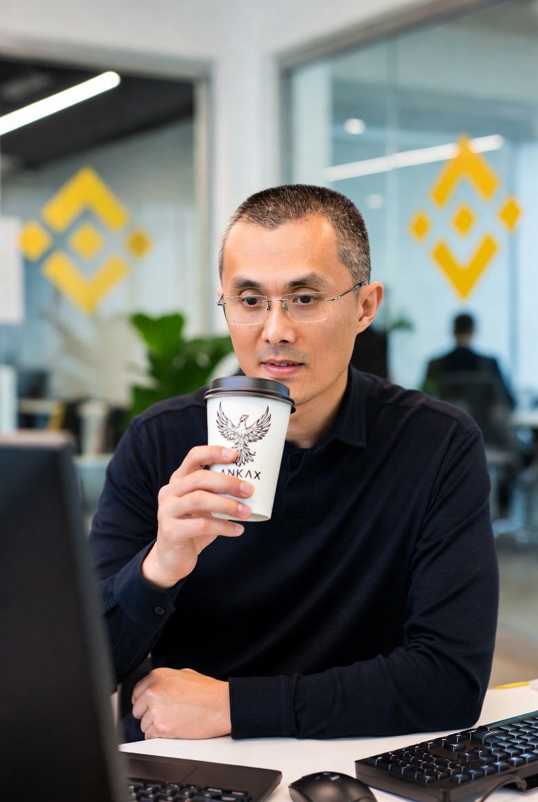 Ankaxofficial's tweet photo. Changpeng Zhao @cz_binance , should we add Cà Phê Trứng to our menu? 🔶 #ankax 

FINALLY DID IT #BNB #Binance https://t.co/YCfcfXnOnf