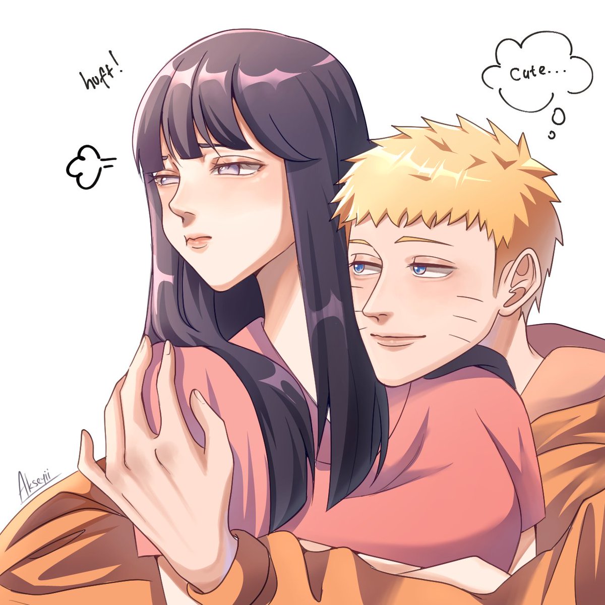 huft!! #ナルヒナ #NARUTO