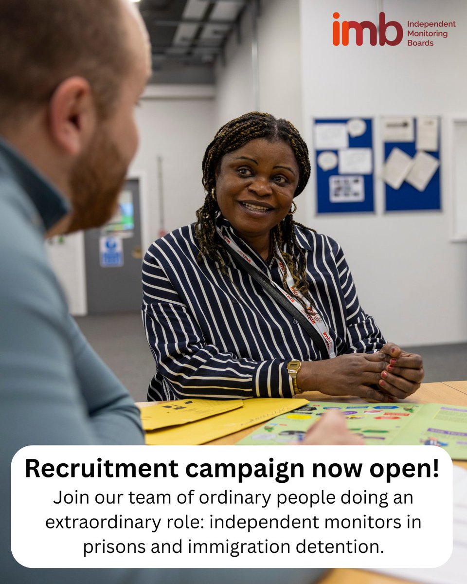 Independent Monitoring Boards tweet media