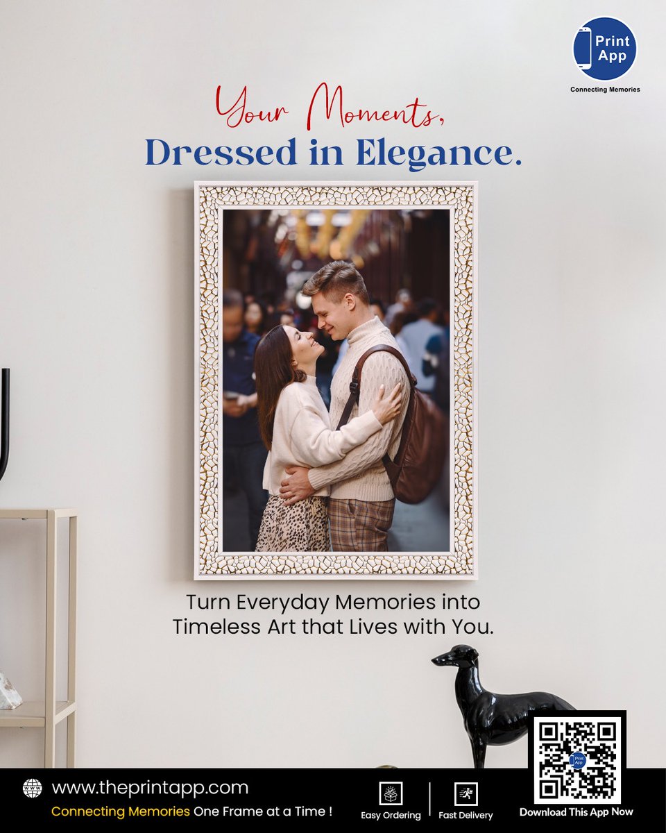 Printapp2025's tweet image. Your moments deserve more than a screen.
Turn your memories into timeless frames that speak elegance.
Because every story is worth displaying. 🤍
#PrintApp #FrameYourMoments
#DressedInElegance #TimelessMemories
#ElegantFrames #MemoryFramed