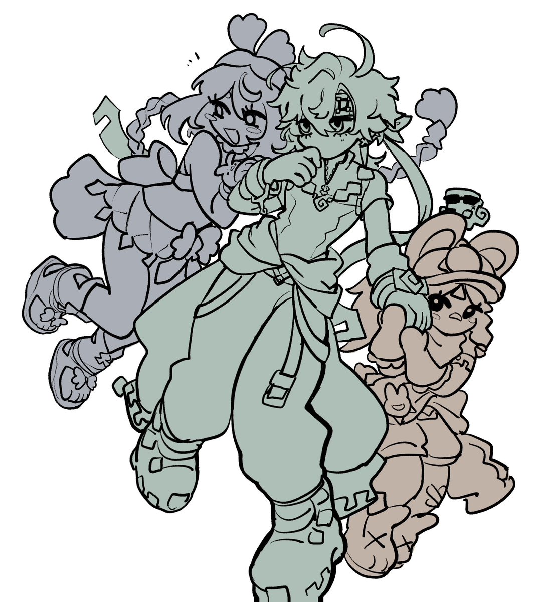 wemming9's tweet image. my powerpuff girls are looking a bit different