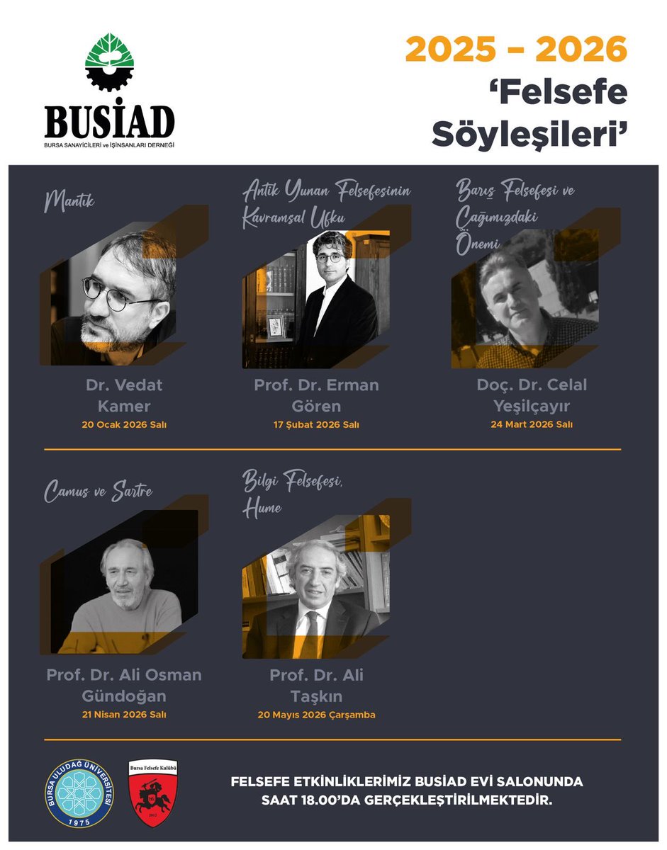 <a href="/Busiad/">BUSIAD</a> Bursa Felsefe Söyleşileri 
24 Mart’ta Barış Felsefesini konuşacağız