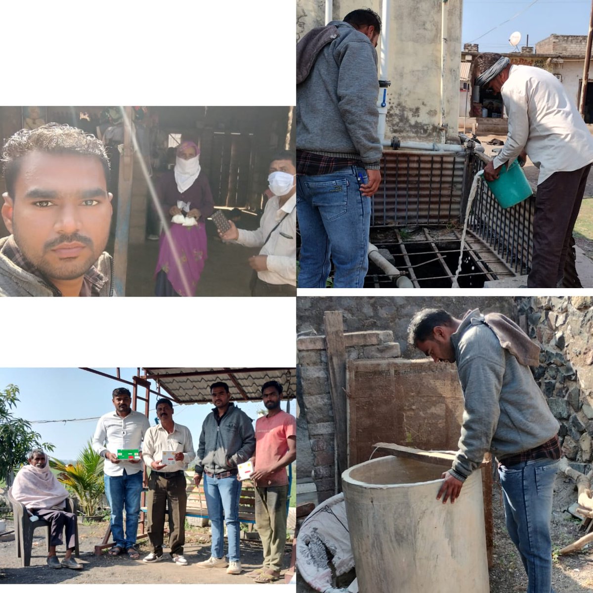 પ્રાથમિક આરોગ્ય કેન્દ્ર ભદ્રાવડીના શીરવાણિયા ગામમાં ક્લોરિનેશન કામગીરી, તમામ ટીબી પેશન્ટની વિજિટ, પોરાનાશક કામગીરી, bs collection ane ORS તથા કલોરીન ટેબ્લેટ નું વિતરણ કરવામાં આવ્યું. <a href="/cdho_botad/">cdho health Department botad</a>