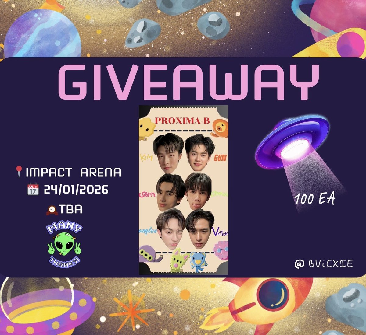 BViCXIE's tweet image. 🌟𝚙𝚕𝚜 𝚔𝚒𝚗𝚍𝚕𝚢 𝚛𝚝 
𝙶𝚒𝚟𝚎𝚊𝚠𝚊𝚢  #PROXIE_The3rdConcert

🧡💛💚🩷🩵💜Only 100 EA
🌌 Impact  Arena
📆 𝟸𝟺/𝟶𝟷/𝟸𝟼
🕰️TBA

💝 𝚁𝚎𝚝𝚠𝚎𝚎𝚝 &amp;amp; 𝚂𝚑𝚘𝚠 𝚝𝚑𝚒𝚜 𝚝𝚠𝚎𝚎𝚝

#PROXIE_The3rdConcert
#giveawayUSER 
#PROXIEth