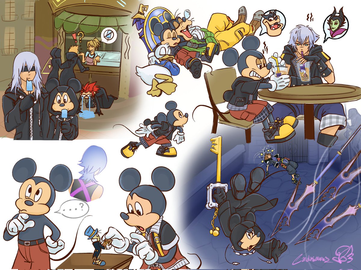 Candasaurus's tweet image. Wanted to do a Mickey study too.
He was the hardest one xD