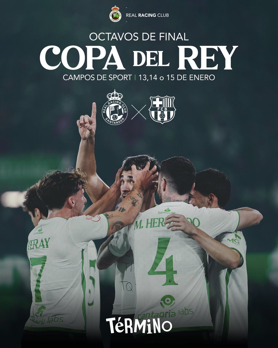 🏆 COPA DEL REY 

🆚 <a href="/FCBarcelona_es/">FC Barcelona</a> 
🏟️ Campos de Sport
🗓️ 13, 14 o 15 de enero

#LaCopaMola #CopadelReyMAPFRE