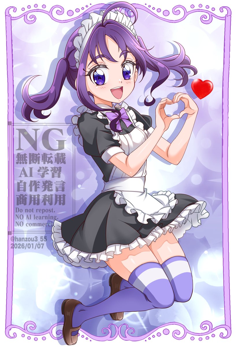 今年の描き初めはこころちゃんのメイドコスを描いてみました😊
#precure