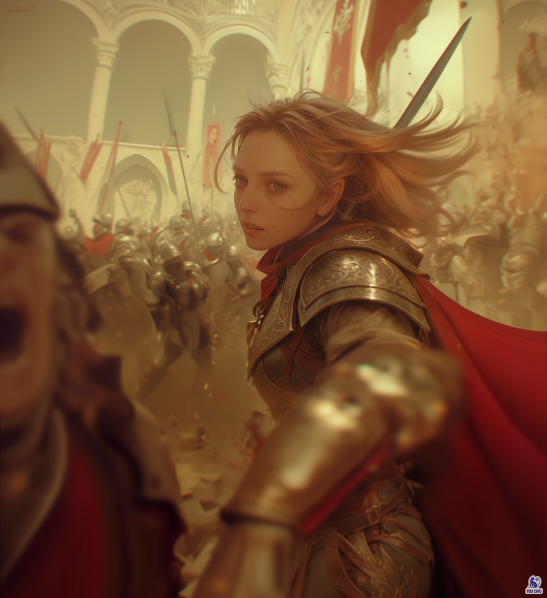 𝐎𝐧𝐬𝐥𝐚𝐮𝐠𝐡𝐭
𝑊ℎ𝑒𝑛 𝑟𝑒𝑡𝑟𝑒𝑎𝑡 𝑖𝑠 𝑛𝑜 𝑙𝑜𝑛𝑔𝑒𝑟 𝑎𝑛 𝑜𝑝𝑡𝑖𝑜𝑛, 𝑜𝑛𝑙𝑦 𝑓𝑜𝑟𝑤𝑎𝑟𝑑 𝑟𝑒𝑚𝑎𝑖𝑛𝑠.
#AIart #Valkyrie