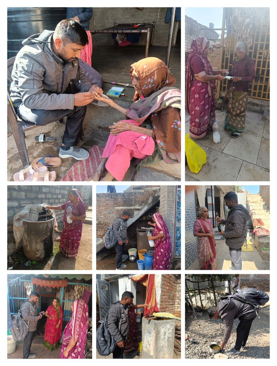 AAM પીપરડી ખાતે home to home સર્વેલન્સ કામગીરી કરી વાહકજન્ય અને પાણી જન્ય રોગચાળા નિયંત્રણ કામગીરી, કલોરીન ટેબ્લેટ વિતરણ, NTEP કામગીરી <a href="/cdho_botad/">cdho health Department botad</a>