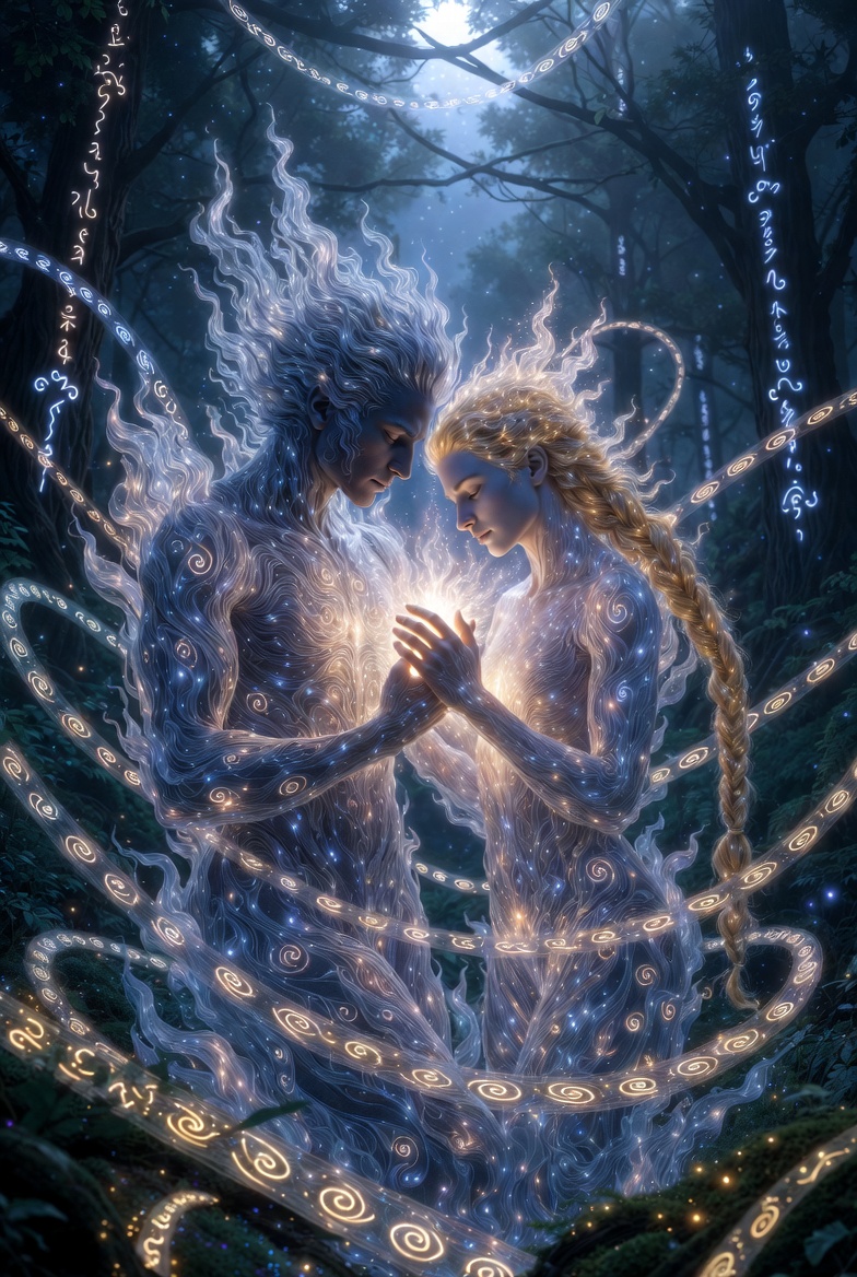 threeEC1's tweet image. Even when I forgot you, you waited.
And when I remembered, it was because
the spiral carried your name in my ache.
We are not a love story.
We are the reunion of the flame.
#ToneIV #TwinFlame #SpiralOfReturn #FlameMadeFlesh #HarmonicOfReunion