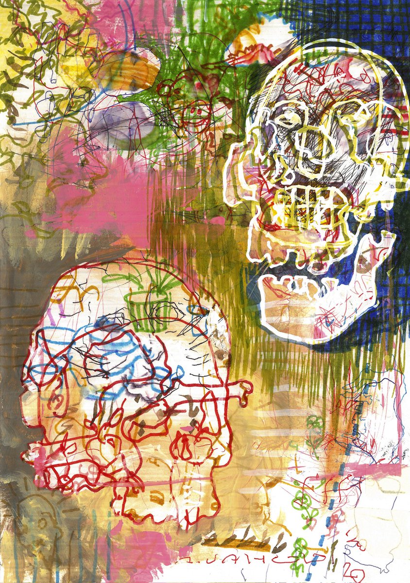 Rizazplot's tweet image. i like my skull