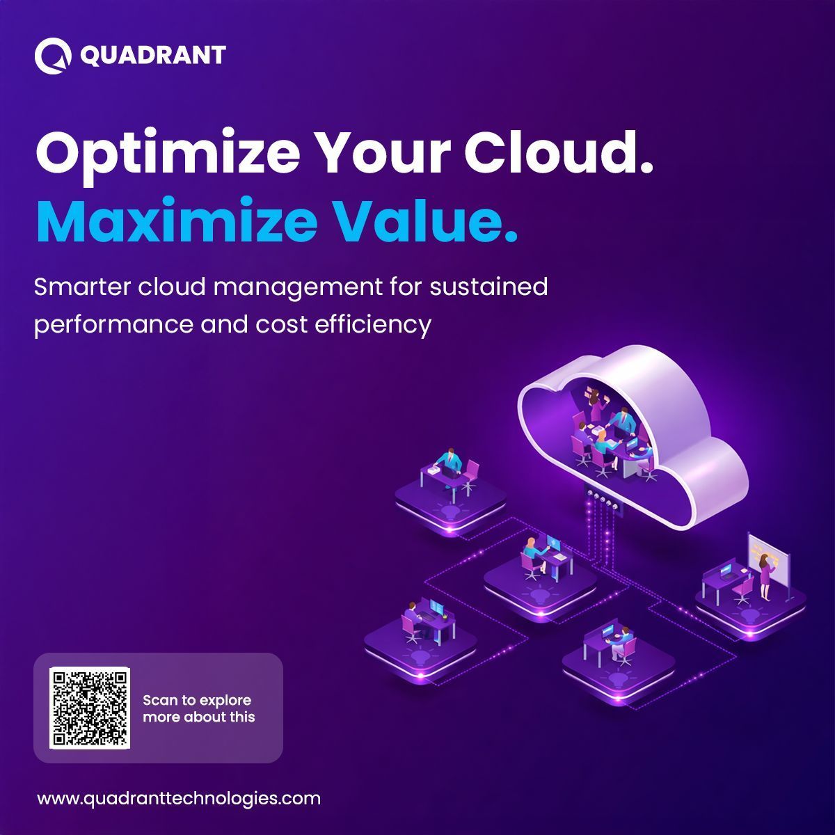 Optimize cloud performance. Control costs. Deliver sustained value.

Our Managed Cloud Services focus on continuous monitoring, governance, and cost efficiency so your cloud delivers long-term value. 
quadranttechnologies.com/enterprise-clo… 

#CloudComputing #DigitalTransformation #Cloud