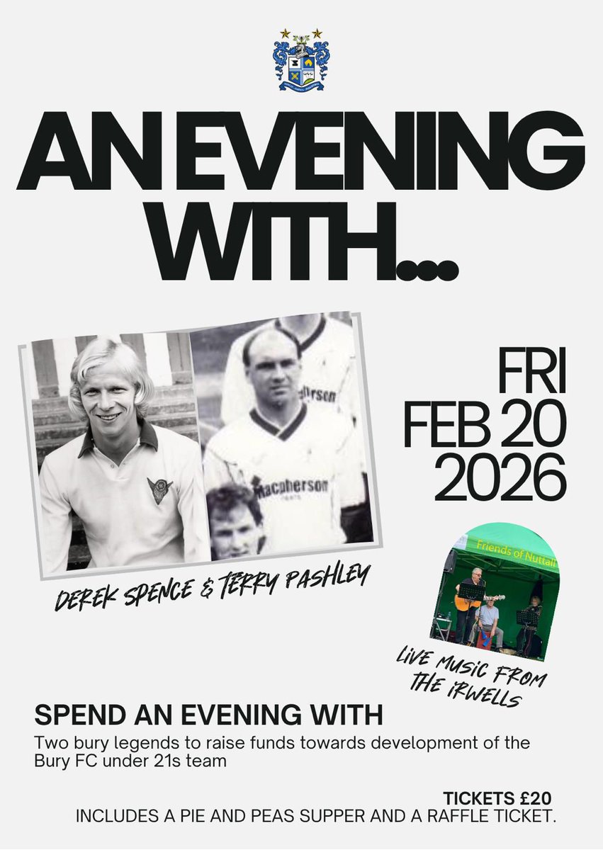Bury Football Club tweet media