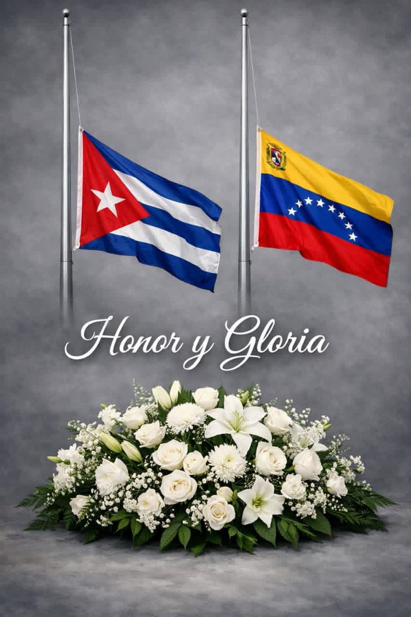 drienGR26's tweet photo. 🔴⚪🔵 #HonorYGloria para nuestros hermanos que no traicionaron las enseñanzas de nuestro eterno Fidel.
#CubaConVenezuela https://t.co/9hgOvJt5gy