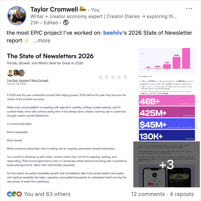 Taylor Cromwell tweet media