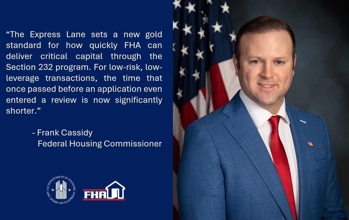 FHA and HUD Office of Housing tweet media