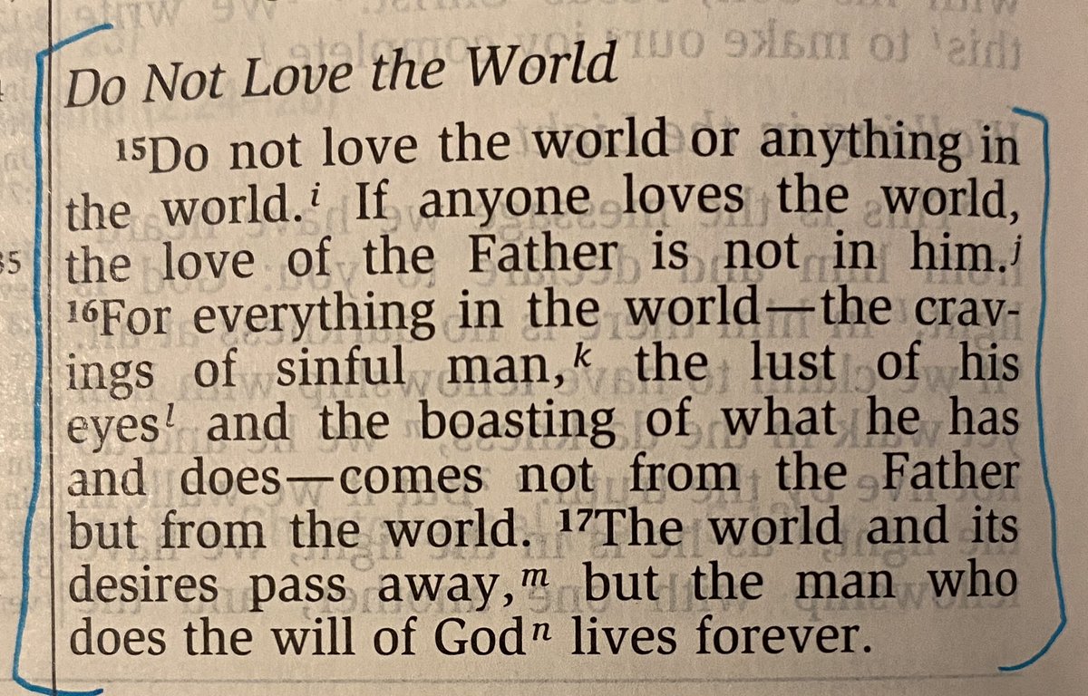 1 John 2:15-17