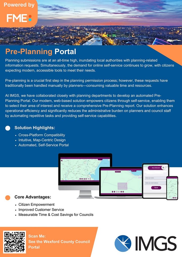 Streamline early-stage planning with our Pre-Planning Portal.
Better engagement, clearer communication, smarter decisions.

Explore the brochure 👉 zurl.co/PoIpx

#PrePlanning #DigitalPlanning #SmartPlanning #LocalGov #IMGS <a href="/SafeSoftware/">FME Data Integration</a>