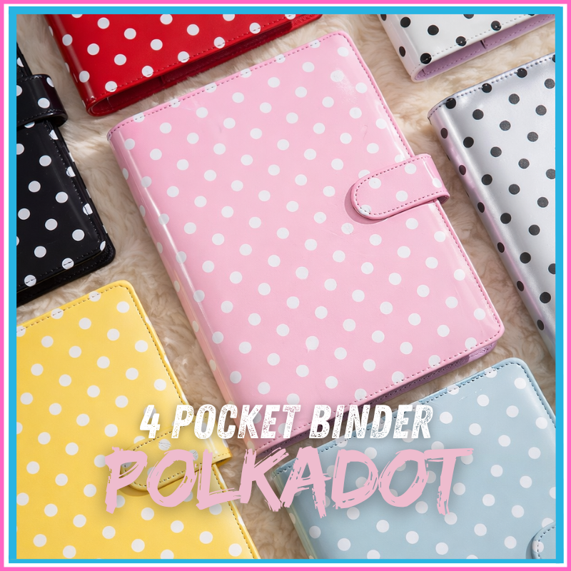 POLKADOT 4 Pocket Binder !