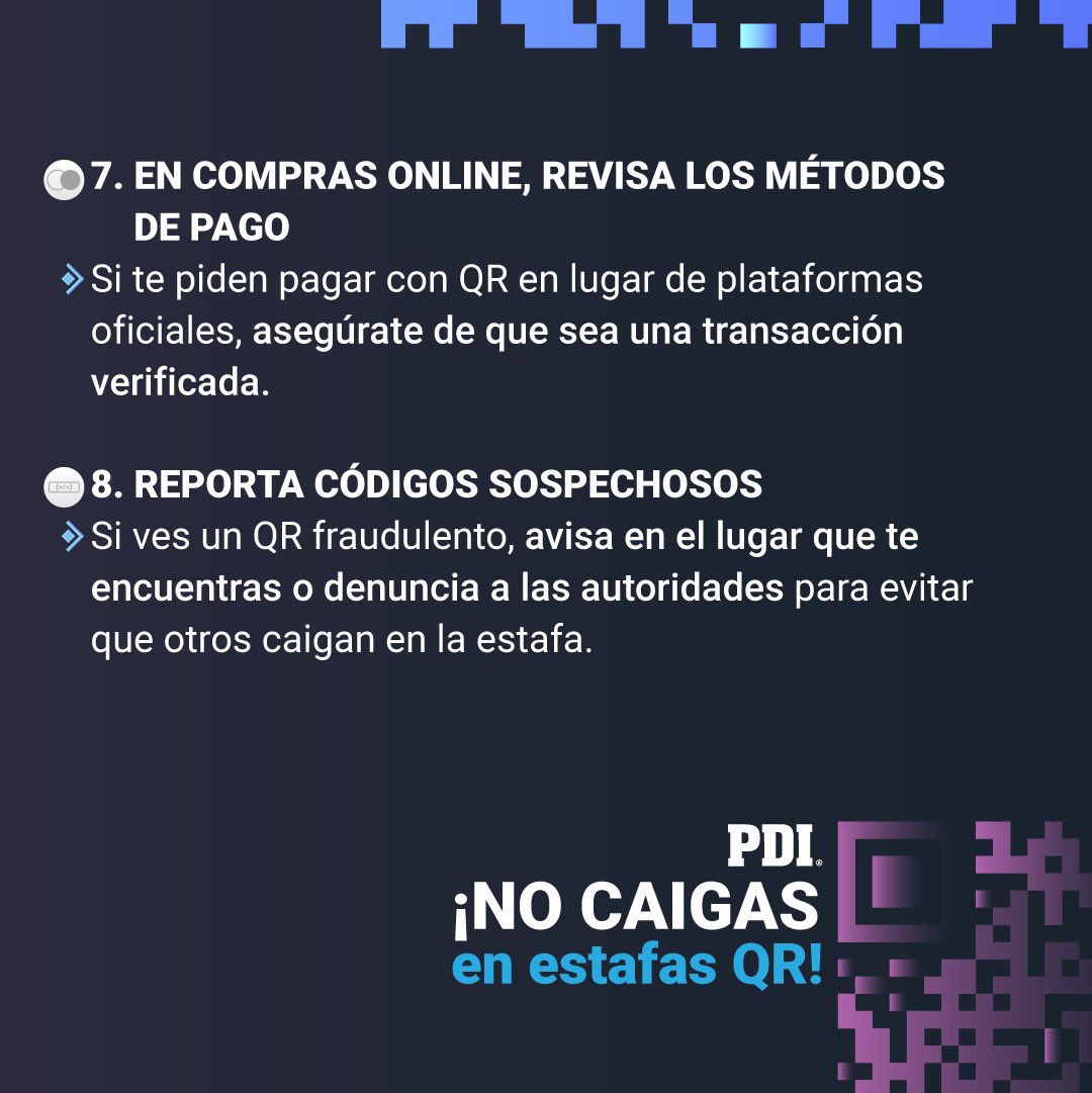 No caigas en Estafas QR! 📲Te entregamos consejos para que protejas tus  datos personales.